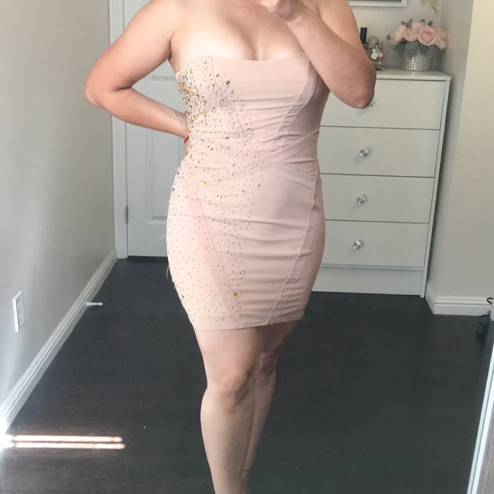 Bebe embellished dress